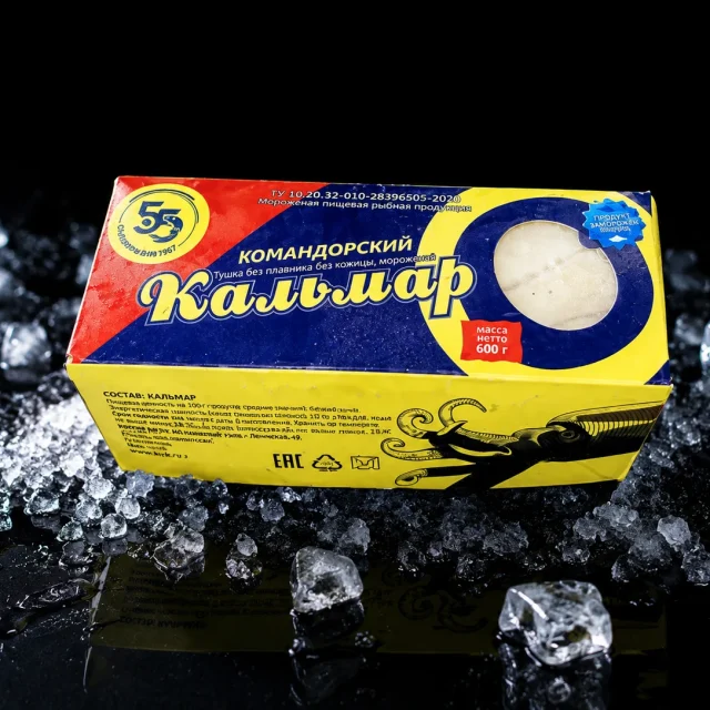 Кальмар командорский, упаковка